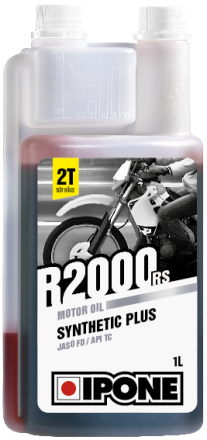 Ulei Moto 2t Ipone R2000 Rs Sintetic Plus Fraise - Jaso Fd - Api Tc, 220l